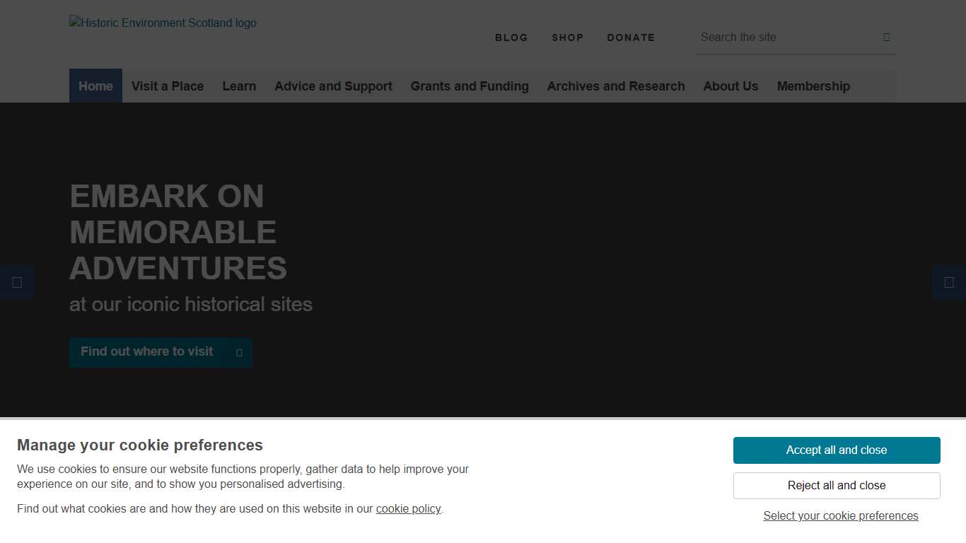 Historic Environment Scotland | Àrainneachd Eachdraidheil Alba